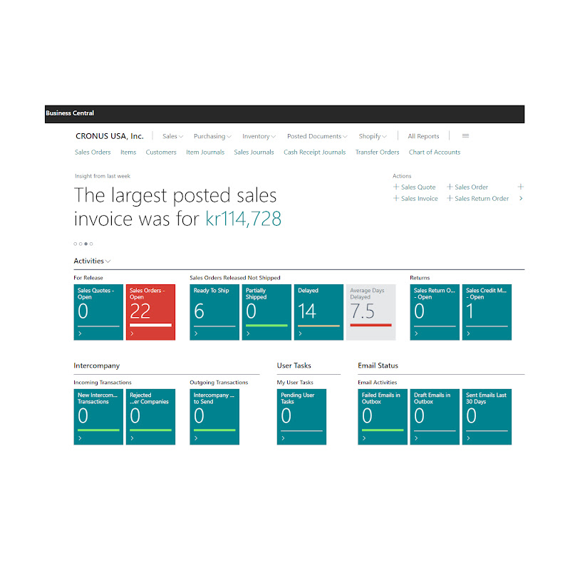 Dynamics Business Central and Dynamics NAV