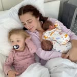 Abi & babies Primrose, Alfred & Bluebell