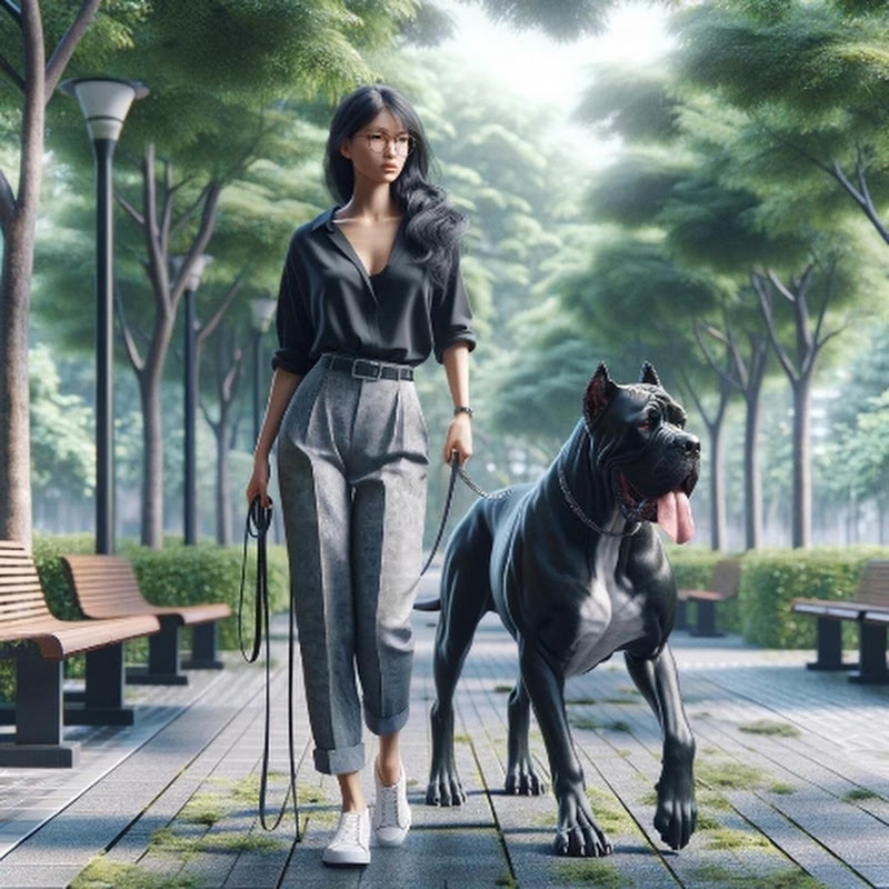 Sara & my Cane Corso