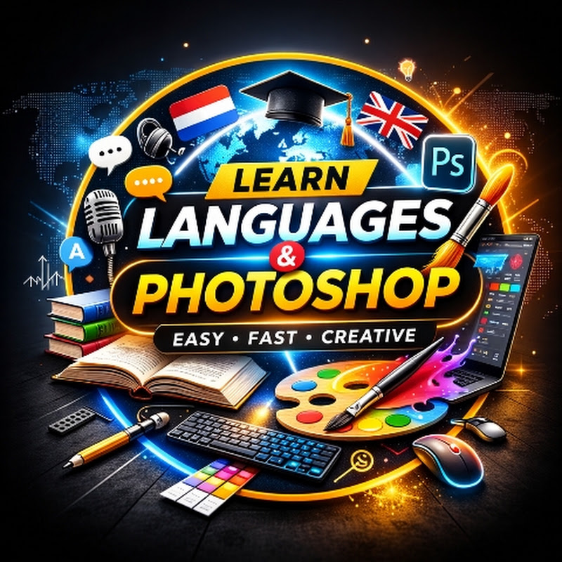 Learn Languages & Photoshop