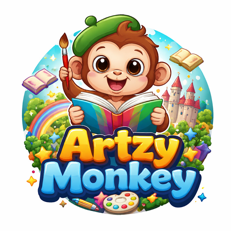Artzy Monkey Kids Library 