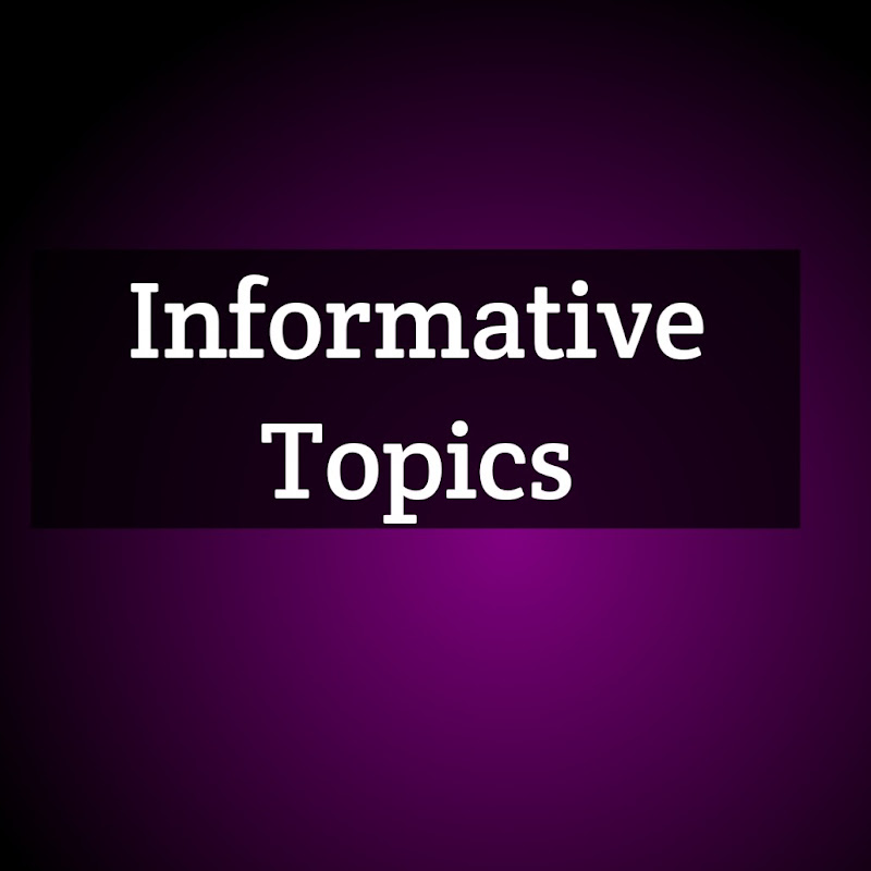 Informative Topics Vlogs