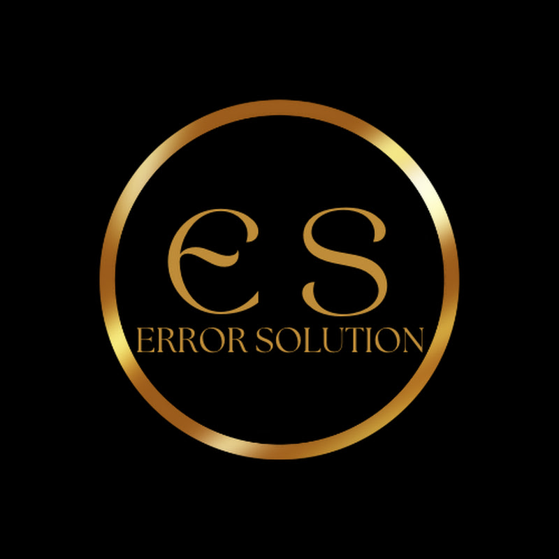 error solution