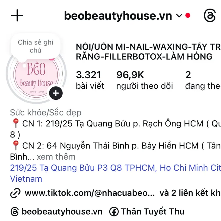 NỐI MI WAXING NAIL QUẬN 8