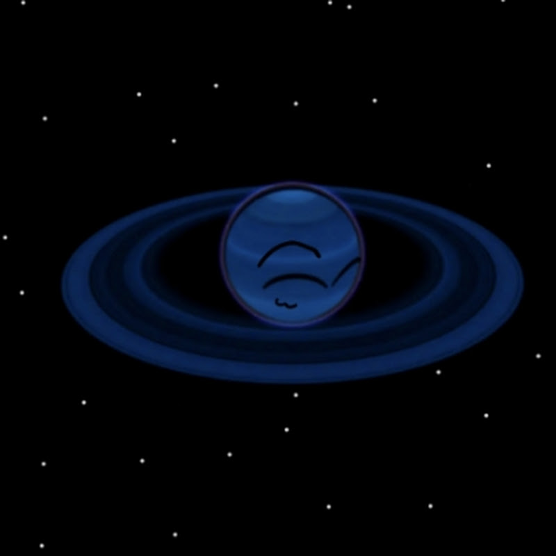 The Blue Ringed Planet 🪐 