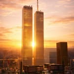 Brick Twin Towers
