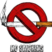 NO SMOKING PLS
