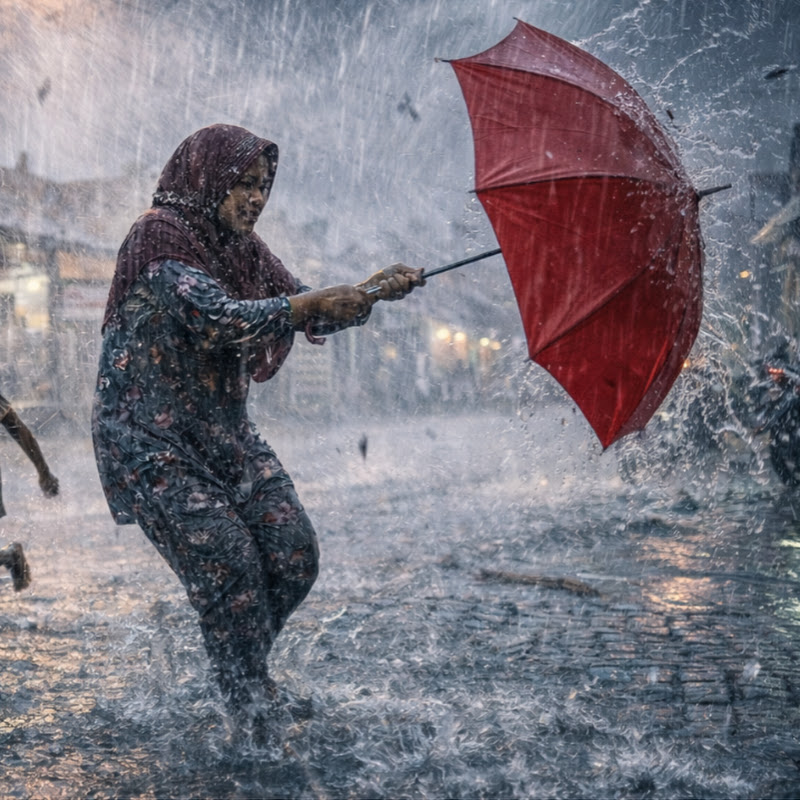 Indo Village Rain