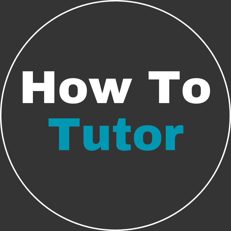 How To Tutor