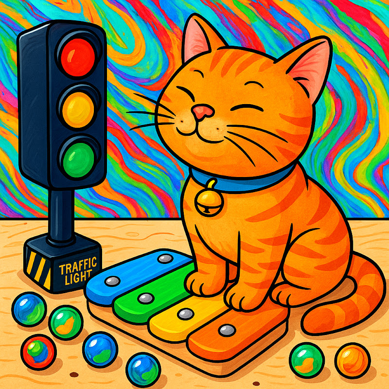 Cat Marble Run