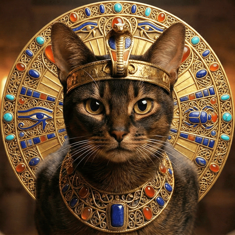 Cat Egypt Relax