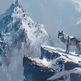 Snow Wolf 🐺❄️