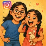 Chiki Mithi & Family