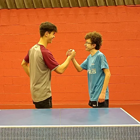 Tennis de table trickshot