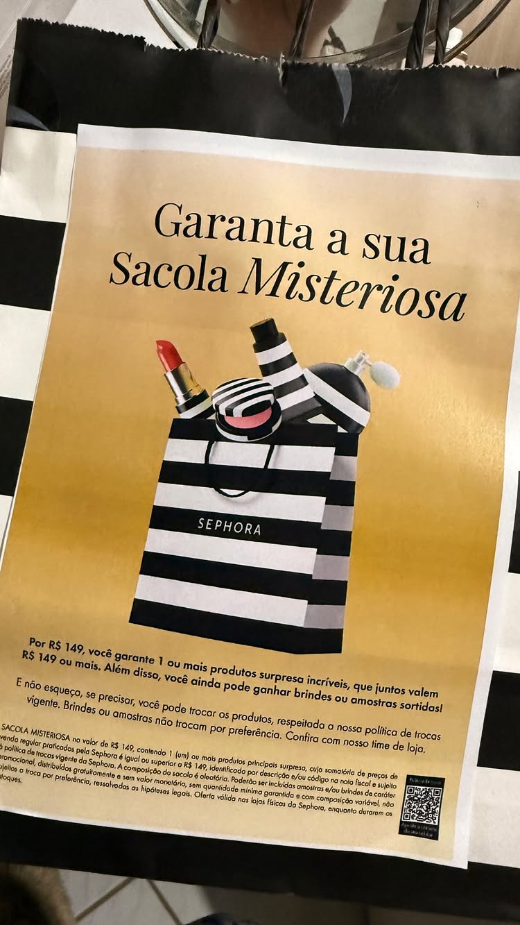 Sacola misteriosa @sephora Catuai Shopping Londrina

#sephora #sacolamisteriosa #catuailondrina #sacolamisteriosasephora #sacolamisteriosalondrina
