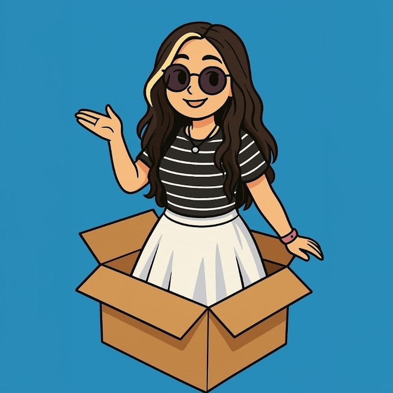 Chica de las cajas