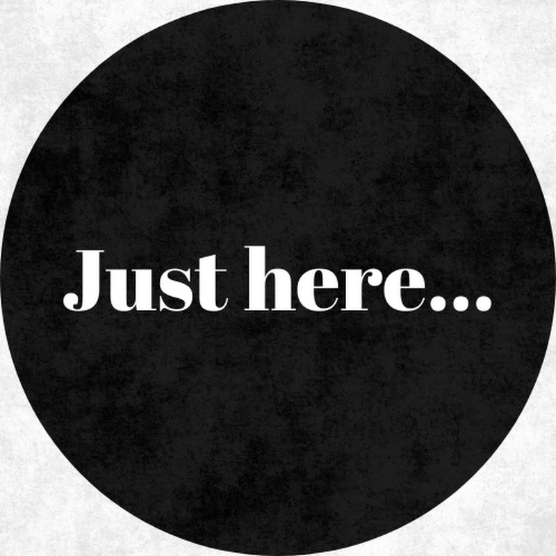 Just here...