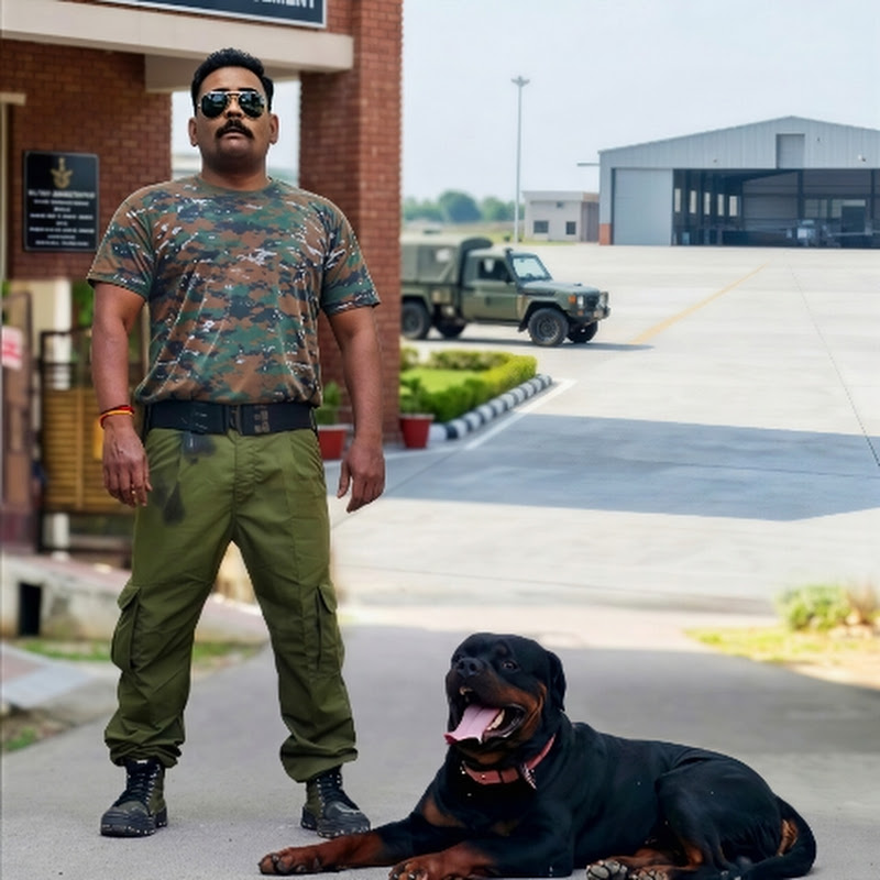 K9 YADAV DOG TRAINING Army Trainer 