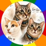 Ah Bee, Gee Gee, and Abu