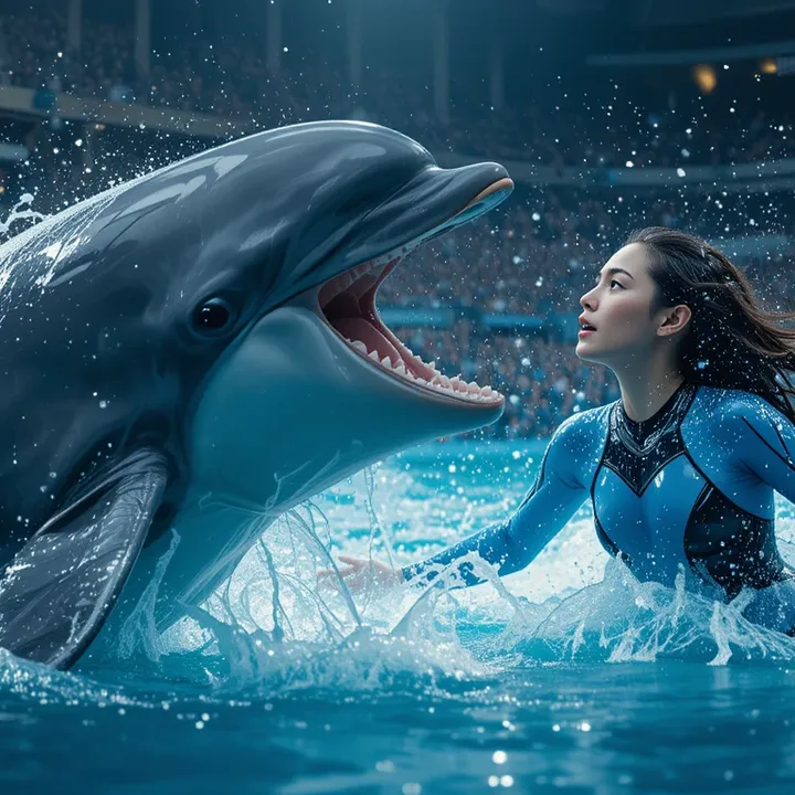Jassica +Dolphin Orca
