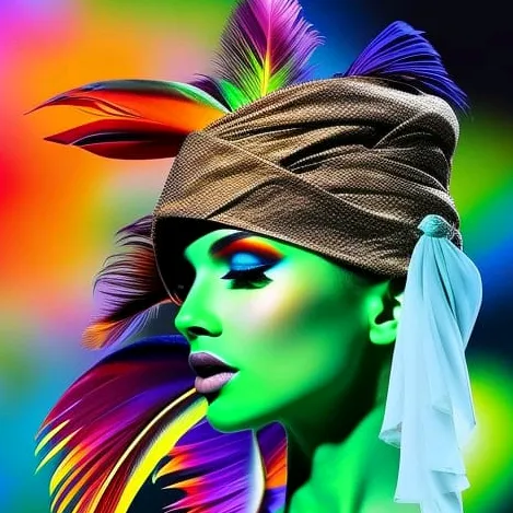 The cool parrot girl