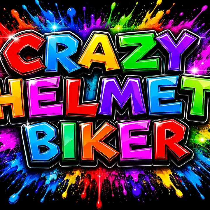 Crazy Helmet Biker