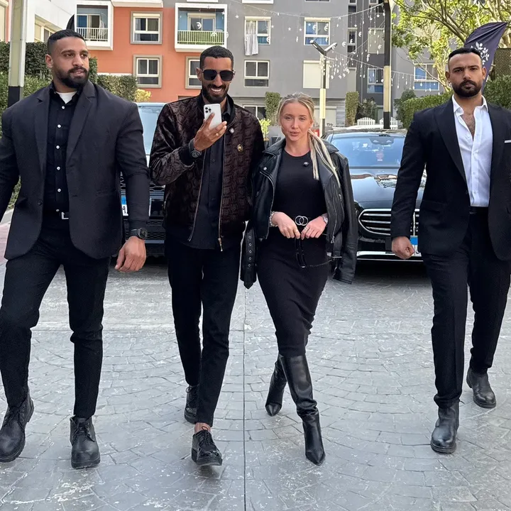 مصطفى شعبان  و كريستينا