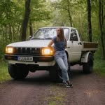 Corinna & her 80s Toyota Hilux Camper