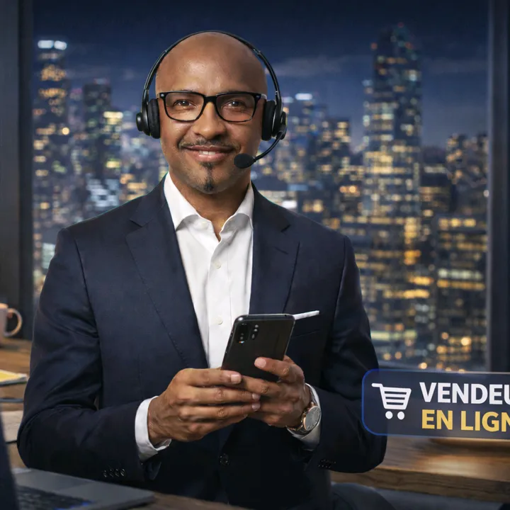 vendeur en ligne