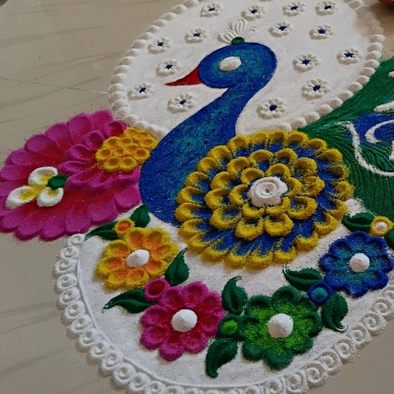 Unique Rangoli Art