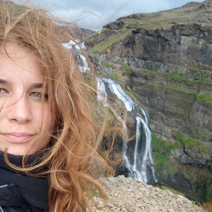 Christina in Iceland