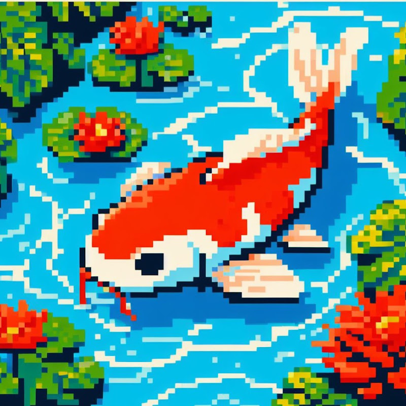 Pixel Koi