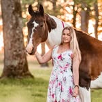 Silje and horses