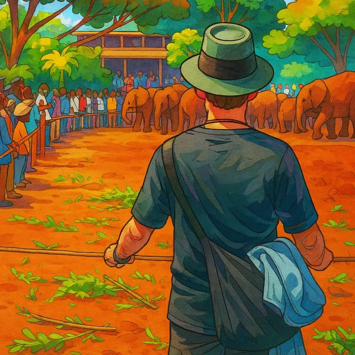 Dude With Cane