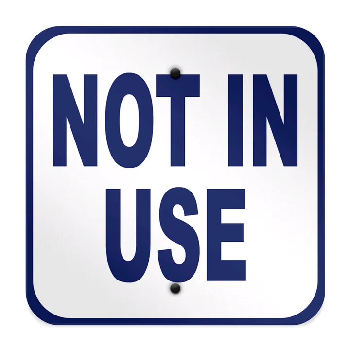 not in use