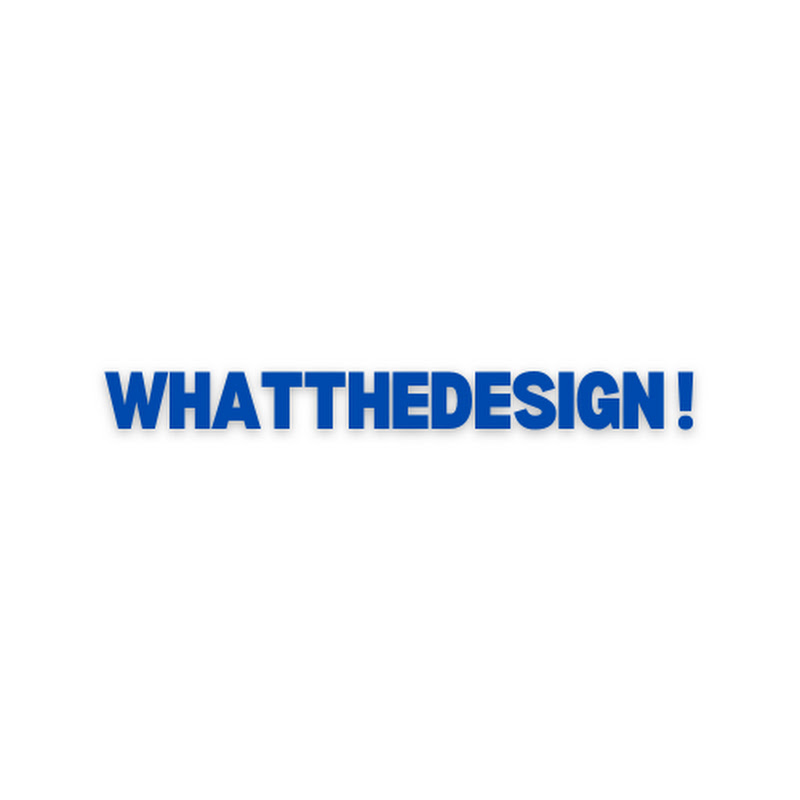 Whatthedesign!