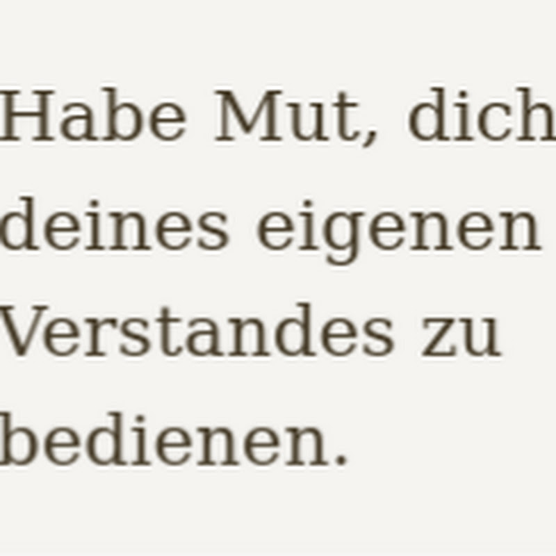 Sapere Aude
