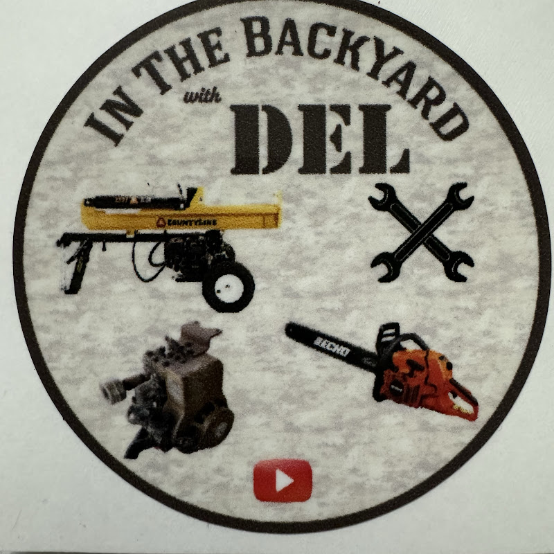 In the backyard with Del