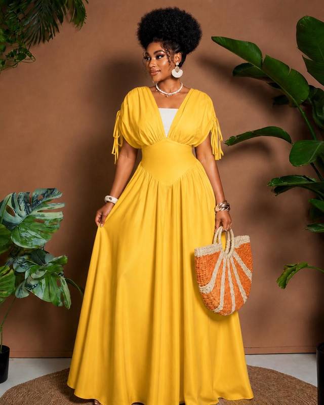 🔥Snag these must-haves on SHEIN before they're gone! 💰Price[$18.55] -38% 🛒Eryvara Women Elegant Romantic Ombre Print Tie Bow V-Neck A-Line Maxi Dress, Versatile Design For Outings, Beach, Music Festivals, Wedding Guest Graduation Outfit Business Casual Boho Drawstring Bow Tie Elastic Waist Vacation Travel Spring/Summer/Autumn A-Line Maxi Dress  🎁60% OFF COUPON for every New User! https://onelink.shein.com/6/5oqa4xtv2m8g #trending #tiktokmademebuyit #fyp #sheinfashion #affiliatetiktok 