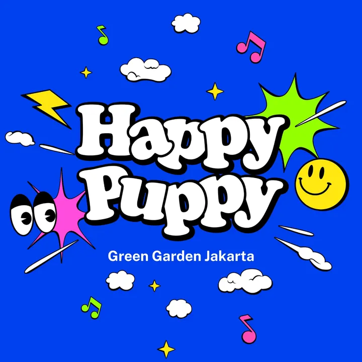 Happy Puppy Green Garden