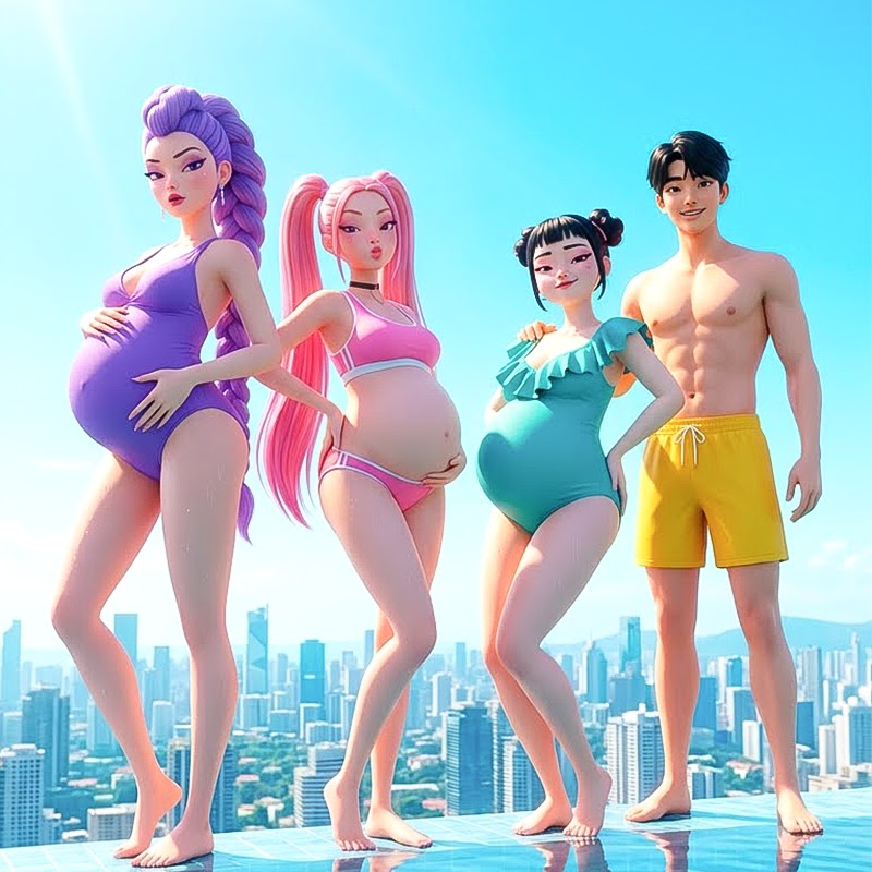 Kpop Demon Huntes Pregnant Life