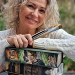 Ania Egorova                       Fore-edge painter 📚🎨