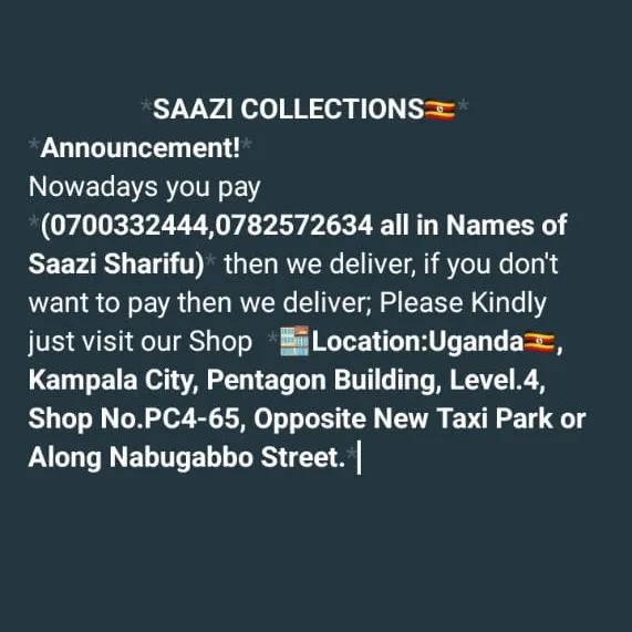 Saazi_Collections🇺🇬700332444