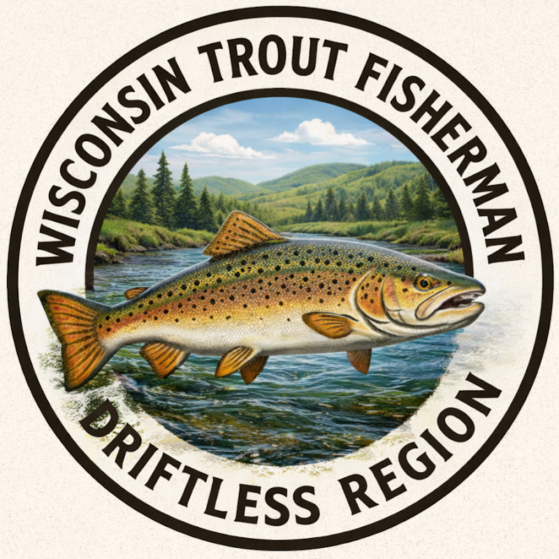 Wisconsin Trout Fisherman 
