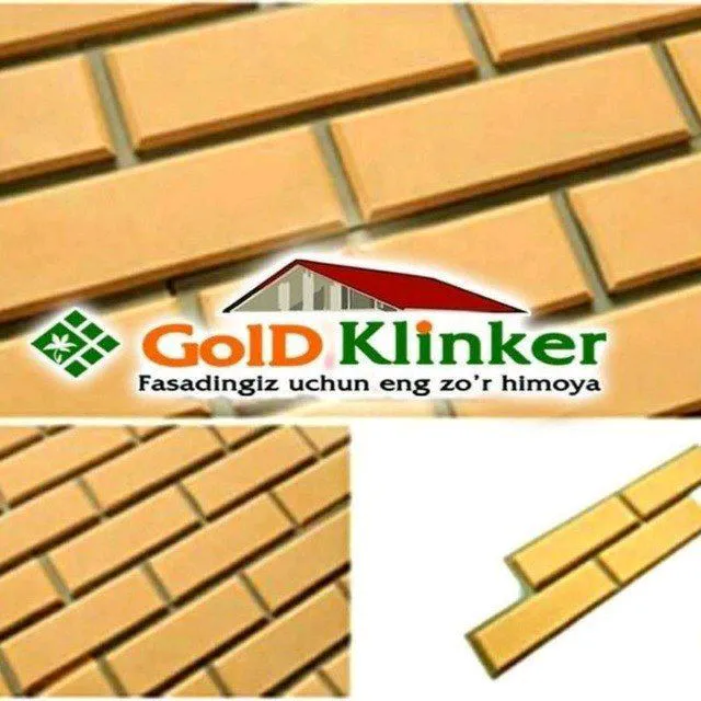 Gold klinker