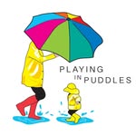 Playing in Puddles - things to do on the Central Coast with kids