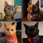 Maia, Éponine, Temo y Cheché🇲🇽