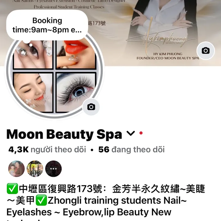 Moon beauty spa Zhongli 📌