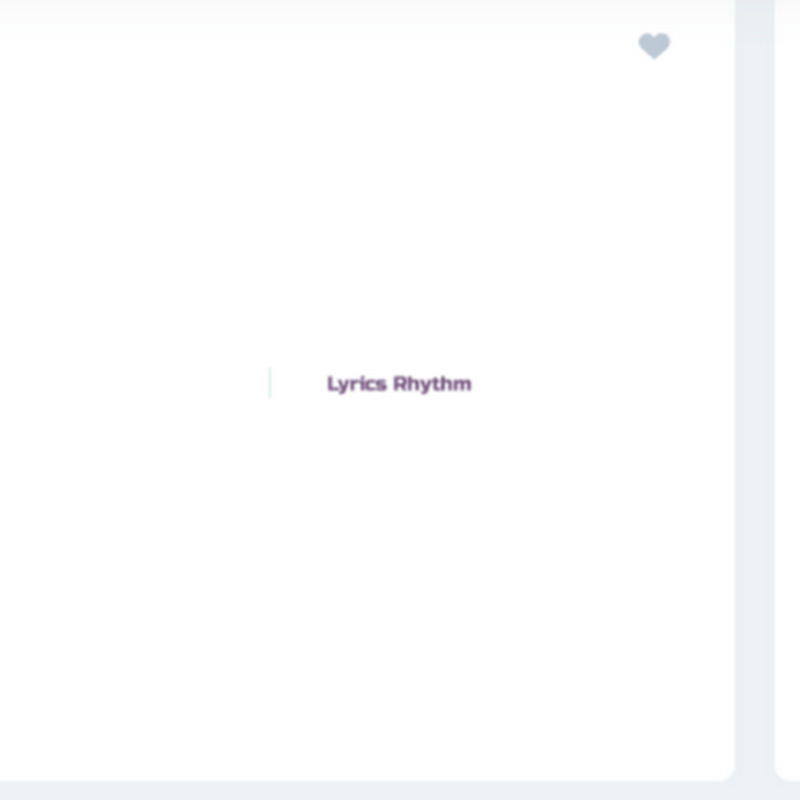 	Lyrics Rhythm 	