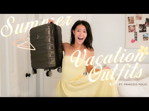 PACK CLOTHES WITH ME FOR SUMMER VACATION! ft. Princess Polly | Huge Summer Clothing Haul! #pppartner
